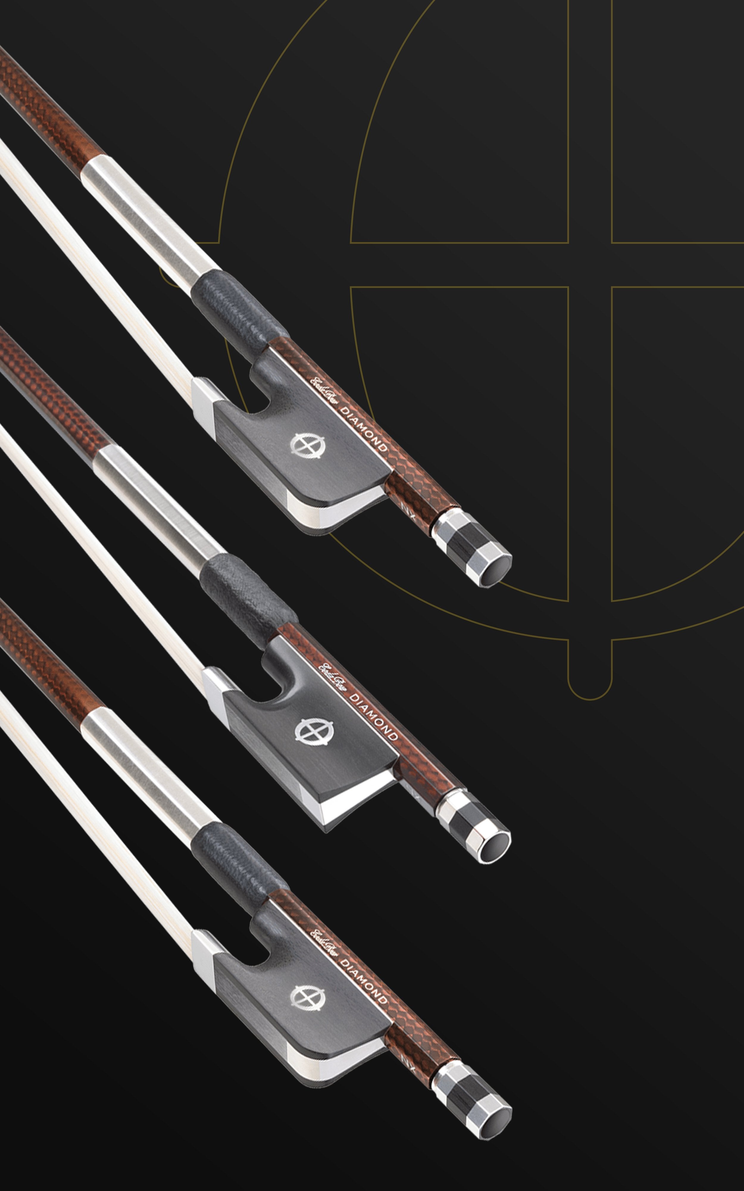 Coda bow DIAMOND NXビオラ弓 CodaBow Diamond NX | Carbon Fiber Violin, Viola, & Cello Bows