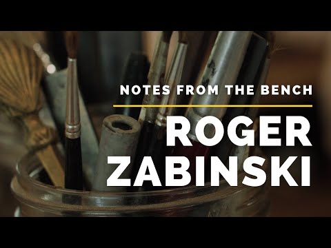 Load video: Watch the video to get a glimpse at the master bow maker that helped create the CodaBow we all know today, Roger Zabinski.